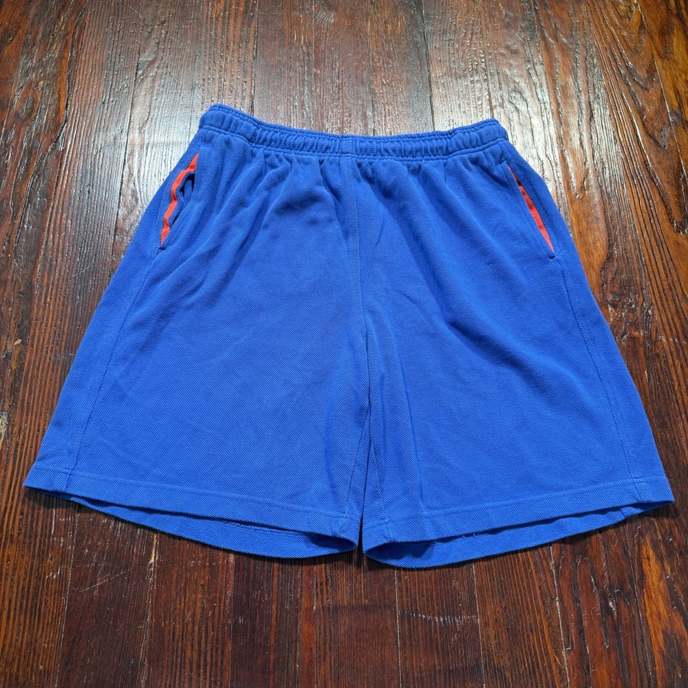 Vintage‎ 90s Adidas Shorts Mens Large Blue Athletic Trefoil Logo Pique Knit 2654